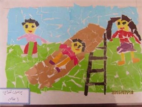 پنج میلیون ریال کمک به کودکان بی سرپرست، از فروش نقاشی هنرمند 6 ساله