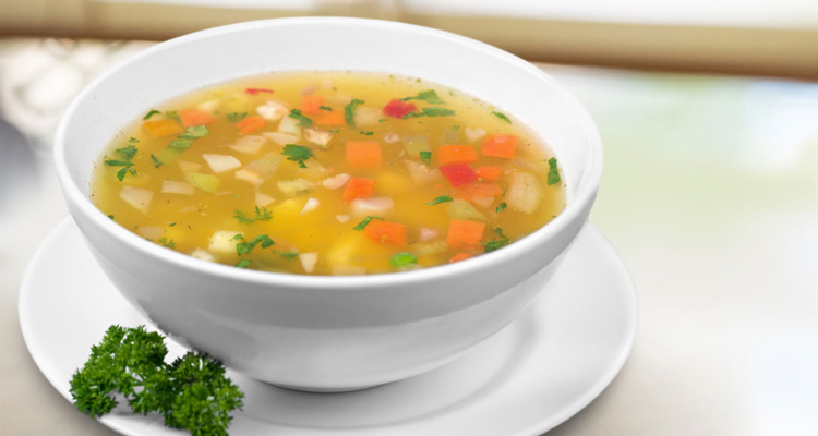 سوپ سبزیجات برای درمان سرماخوردگی