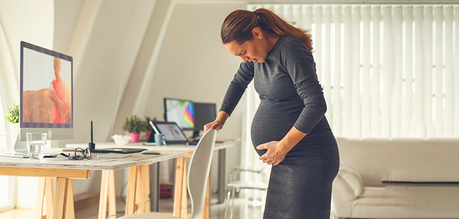 درد شکم در دوران بارداری نشانه چیست+اینفوگرافی