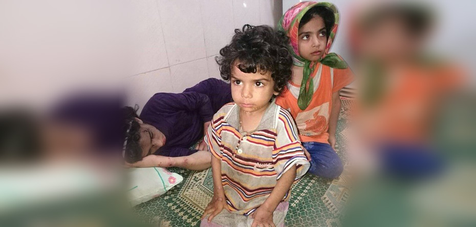 کودک آزاری ماهشهر، فاطمه با دستهای بسته و دندانهای شکسته