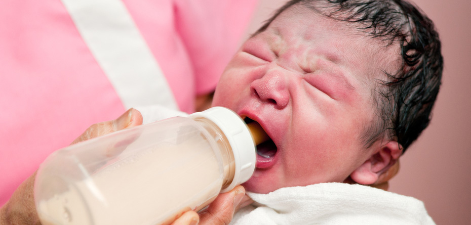 حساسیت به پروتئین شیر گاو در نوزادان